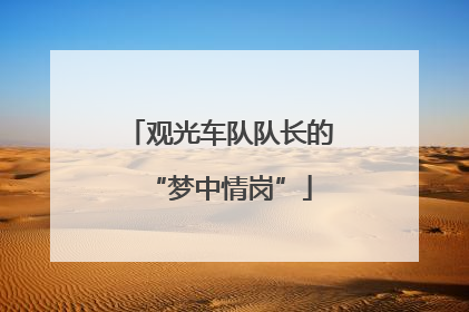观光车队队长的“梦中情岗”