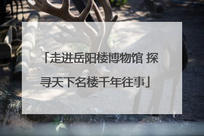 走进岳阳楼博物馆 探寻天下名楼千年往事