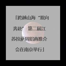 跨越山海“双向奔赴” 第二届江苏拉萨周招商推介会在南京举行