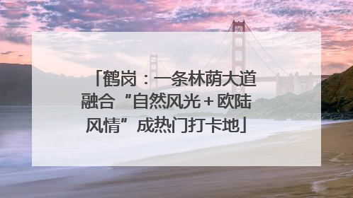 鹤岗：一条林荫大道融合“自然风光＋欧陆风情”成热门打卡地