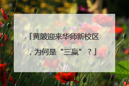 黄陂迎来华师新校区，为何是“三赢”？