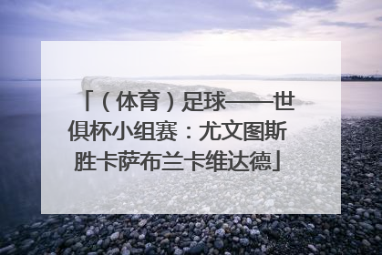 （体育）足球——世俱杯小组赛：尤文图斯胜卡萨布兰卡维达德