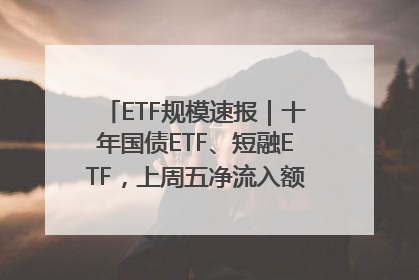 ETF规模速报｜十年国债ETF、短融ETF，上周五净流入额均超20亿元
