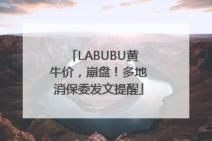 LABUBU黄牛价，崩盘！多地消保委发文提醒